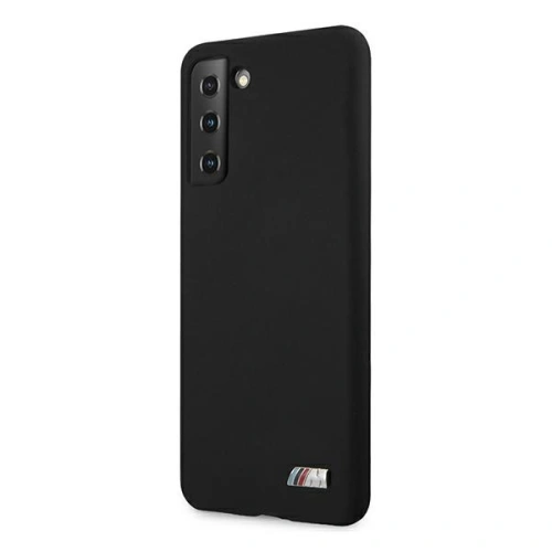 Buy BMW BMHCS21SMSILBK Samsung Galaxy S21 black Silicone M Collection - BMW125BLK - {ean13} - Home Screen Store Europe