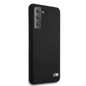 Etui BMW BMHCS21SMSILBK Samsung Galaxy S21 černý/black silikonová kolekce M