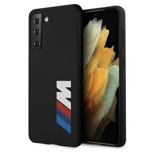 Kup Etui BMW BMHCS21SMSLBLBK Samsung Galaxy S21 černý/black hardcase Silicone Signature Logo - BMW126BLK - {ean13} - Sklep Home Screen
