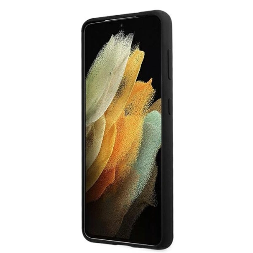 Buy BMW BMHCS21SMSLBLBK Samsung Galaxy S21 black hardcase Silicone Signature Logo - BMW126BLK - {ean13} - Home Screen Store Europe