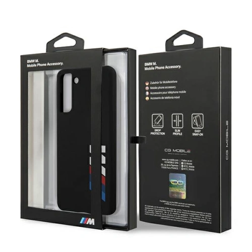 Kup Etui BMW BMHCS21SMSLBLBK Samsung Galaxy S21 černý/black hardcase Silicone Signature Logo - BMW126BLK - {ean13} - Sklep Home Screen
