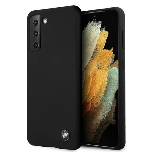 Kup Case BMW BMHCS21SSILBK Samsung Galaxy S21 schwarz/hardcase Silikon Signature - BMW127BLK - {ean13} - Sklep Home Screen