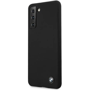 Kup Etui BMW BMHCS21SSILBK Samsung Galaxy S21 negru/black hardcase Silicone Signature - BMW127BLK - {ean13} - Sklep Home Screen