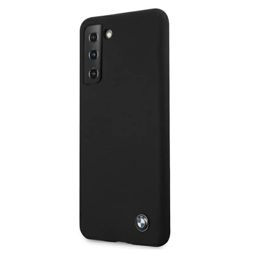 Kup Case BMW BMHCS21SSILBK Samsung Galaxy S21 schwarz/hardcase Silikon Signature - BMW127BLK - {ean13} - Sklep Home Screen