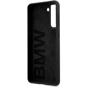 Kup Etui BMW BMHCS21SSILBK Samsung Galaxy S21 negru/black hardcase Silicone Signature - BMW127BLK - {ean13} - Sklep Home Screen