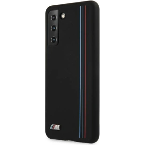 Kup Etui BMW BMHCS21SSIVTBK Samsung Galaxy S21 negru/black Silicone Stripes M Collection - BMW130BLK - {ean13} - Sklep Home Screen