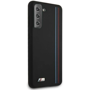Kup Etui BMW BMHCS21SSIVTBK Samsung Galaxy S21 negru/black Silicone Stripes M Collection - BMW130BLK - {ean13} - Sklep Home Screen