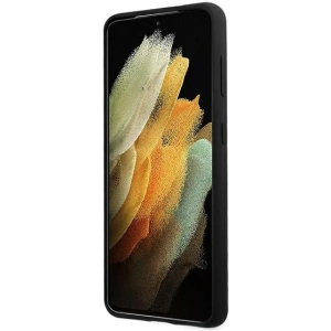 Kup Etui BMW BMHCS21SSIVTBK Samsung Galaxy S21 negru/black Silicone Stripes M Collection - BMW130BLK - {ean13} - Sklep Home Screen
