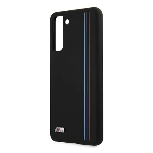 Kup Etui BMW BMHCS21SSIVTBK Samsung Galaxy S21 fekete/szürke Szilikon Csíkok M Kollekció - BMW130BLK - {ean13} - Sklep Home Screen