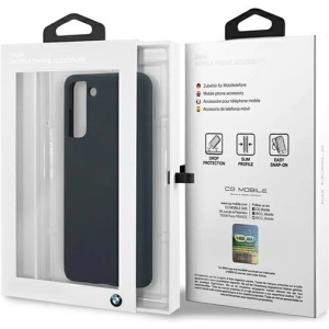 Kup Etui BMW BMHCS21SSILNA Samsung Galaxy S21 granat/ navy hardcase Silicone Signature - BMW129NAV - {ean13} - Sklep Home Screen