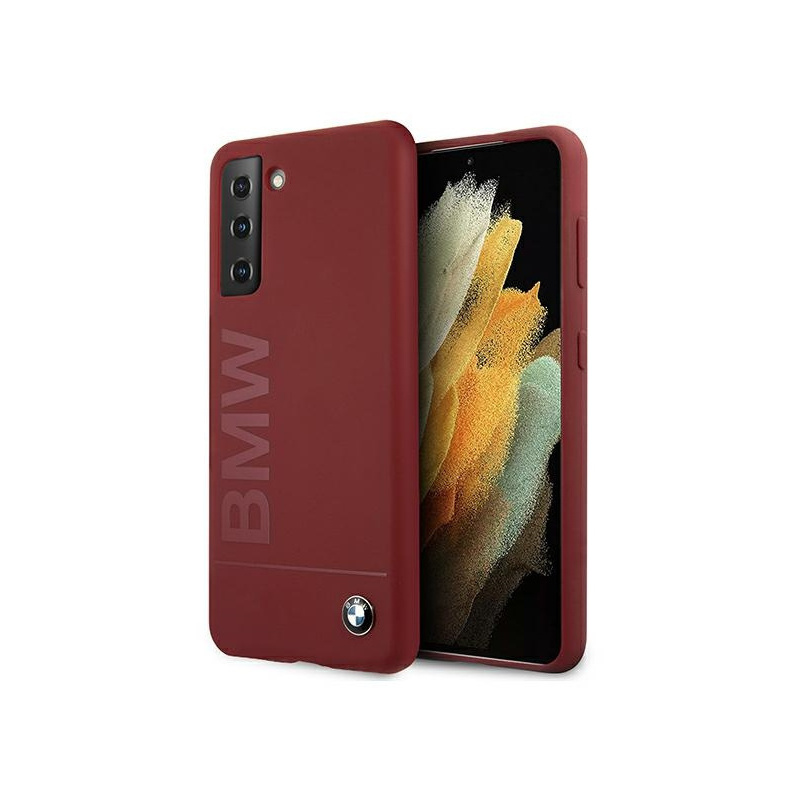 Buy BMW BMHCS21SSLBLRE Samsung Galaxy S21 red hardcase Silicone Signature Logo - 3700740497418 - BMW132RED - Homescreen.pl