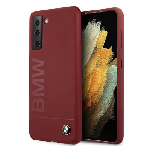 Kup Etui BMW BMHCS21SSLBLRE Samsung Galaxy S21 czerwony/red hardcase Silicone Signature Logo - BMW132RED - {ean13} - Sklep Home Screen