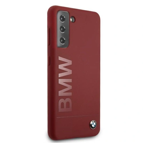 Kup Etui BMW BMHCS21SSLBLRE Samsung Galaxy S21 czerwony/red hardcase Silicone Signature Logo - BMW132RED - {ean13} - Sklep Home Screen