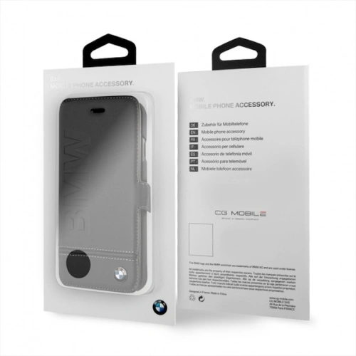Kup Case BMW BMFLBKI8LLSB Apple iPhone SE 2022/SE 2020/8/7 Buch schwarz/black - BMW135BLK - {ean13} - Sklep Home Screen