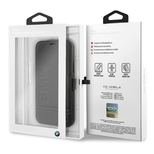 Etui BMW BMFLBKSN58LLSB Apple iPhone 11 Pro czarny/black book Signature