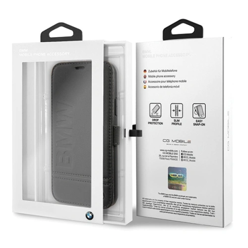 Kup Etui BMW BMFLBKSN61LLSB Apple iPhone 11 fekete/black book Signature - BMW137BLK - {ean13} - Sklep Home Screen