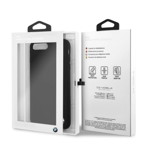 Kup Case BMW BMHCI8LSILBK Apple iPhone 8/7 Plus schwarz/black Hardcase - BMW139BLK - {ean13} - Sklep Home Screen