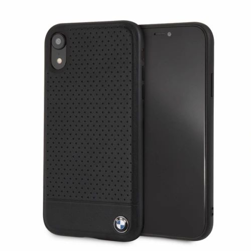 Kup Case BMW BMHCI61PEBOBK Apple iPhone XR schwarz/black hardcase Signature Perforated - BMW145BLK - {ean13} - Sklep Home Screen