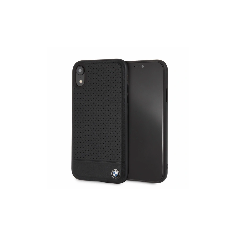 Etui BMW BMHCI61PEBOBK Apple iPhone XR czarny/black hardcase Signature Perforated
