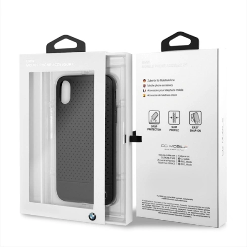Kup Case BMW BMHCI61PEBOBK Apple iPhone XR schwarz/black hardcase Signature Perforated - BMW145BLK - {ean13} - Sklep Home Screen