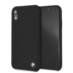 Kup Etui BMW BMHCI61SILBK Apple iPhone XR czarny/black hardcase Silicone - BMW146BLK - {ean13} - Sklep Home Screen