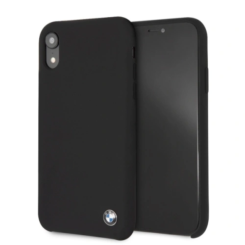 Kup Etui BMW BMHCI61SILBK Apple iPhone XR fekete/hardcase szilikon - BMW146BLK - {ean13} - Sklep Home Screen