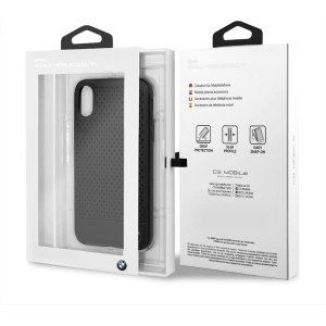 Kup Etui BMW BMHCI65PEBOBK Apple iPhone XS Max czarny/black hardcase Signature Perforated - BMW152BLK - {ean13} - Sklep Home Screen