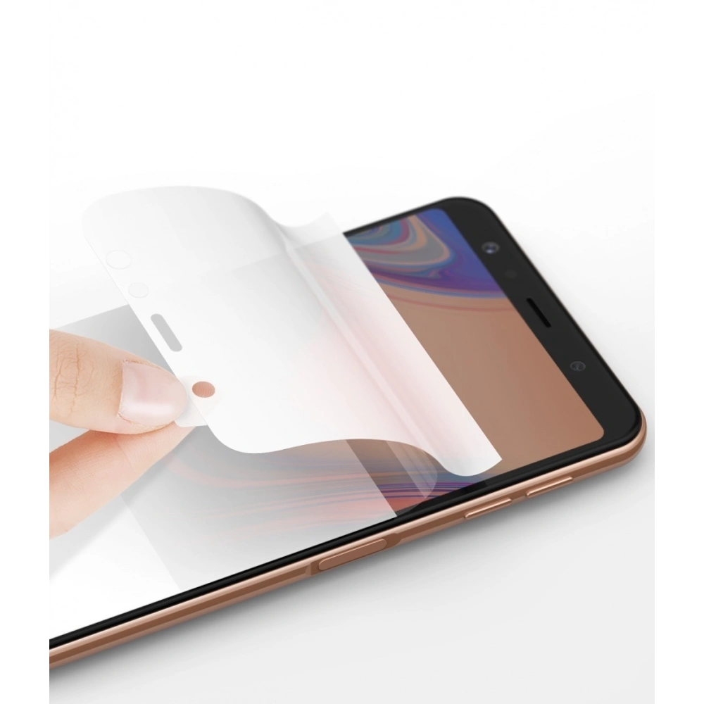 Folia Ringke Dual Easy Full Cover Samsung Galaxy A7 2018 Case Friendly