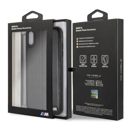 Kup Etui BMW BMHCI65MTRIBK Apple iPhone XS Max fekete/black hardcase - BMW151BLK - {ean13} - Sklep Home Screen