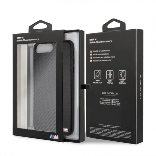 Kup Case BMW BMHCI8LCAPNBK Apple iPhone 8/7 Plus navy/blau hardcase Carbon - BMW155NAV - {ean13} - Sklep Home Screen