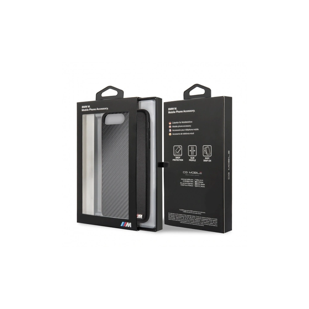 Etui BMW BMHCI8LCAPNBK Apple iPhone 8/7 Plus navy/niebieski hardcase Carbon