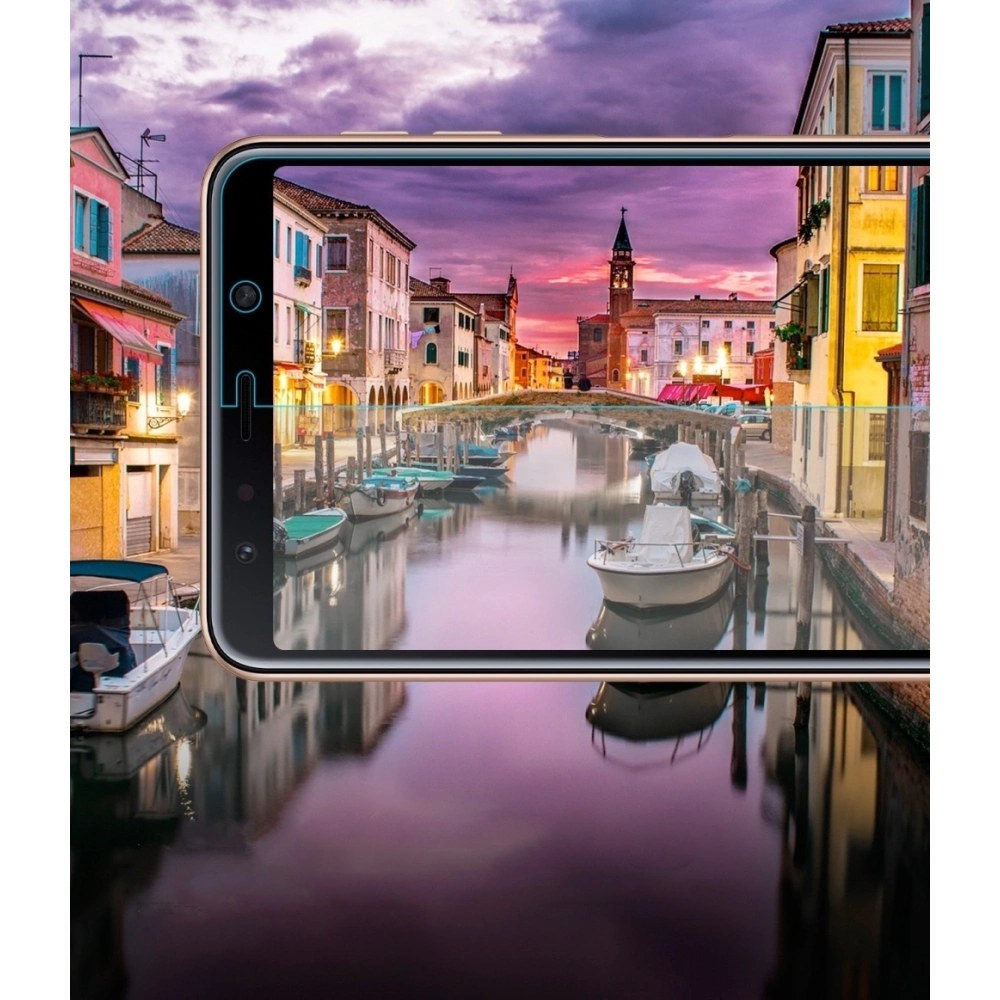 Folia Ringke Dual Easy Full Cover Samsung Galaxy A7 2018 Case Friendly