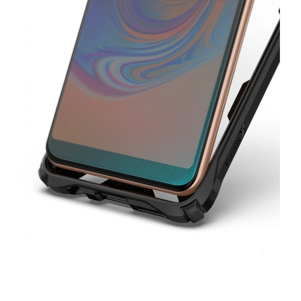 Folia Ringke Dual Easy Full Cover Samsung Galaxy A7 2018 Case Friendly