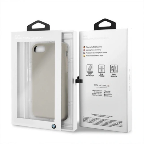Kup Etui BMW BMHCI8SILTA Apple iPhone SE 2022/SE 2020/8/7 béžový/taupe hardcase Silicone - BMW161TAU - {ean13} - Sklep Home Screen