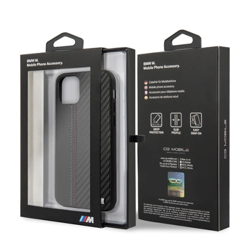 Kup Etui BMW BMHCN58MCARBK Apple iPhone 11 Pro negru/black hardcase PU Carbon - BMW163BLK - {ean13} - Sklep Home Screen