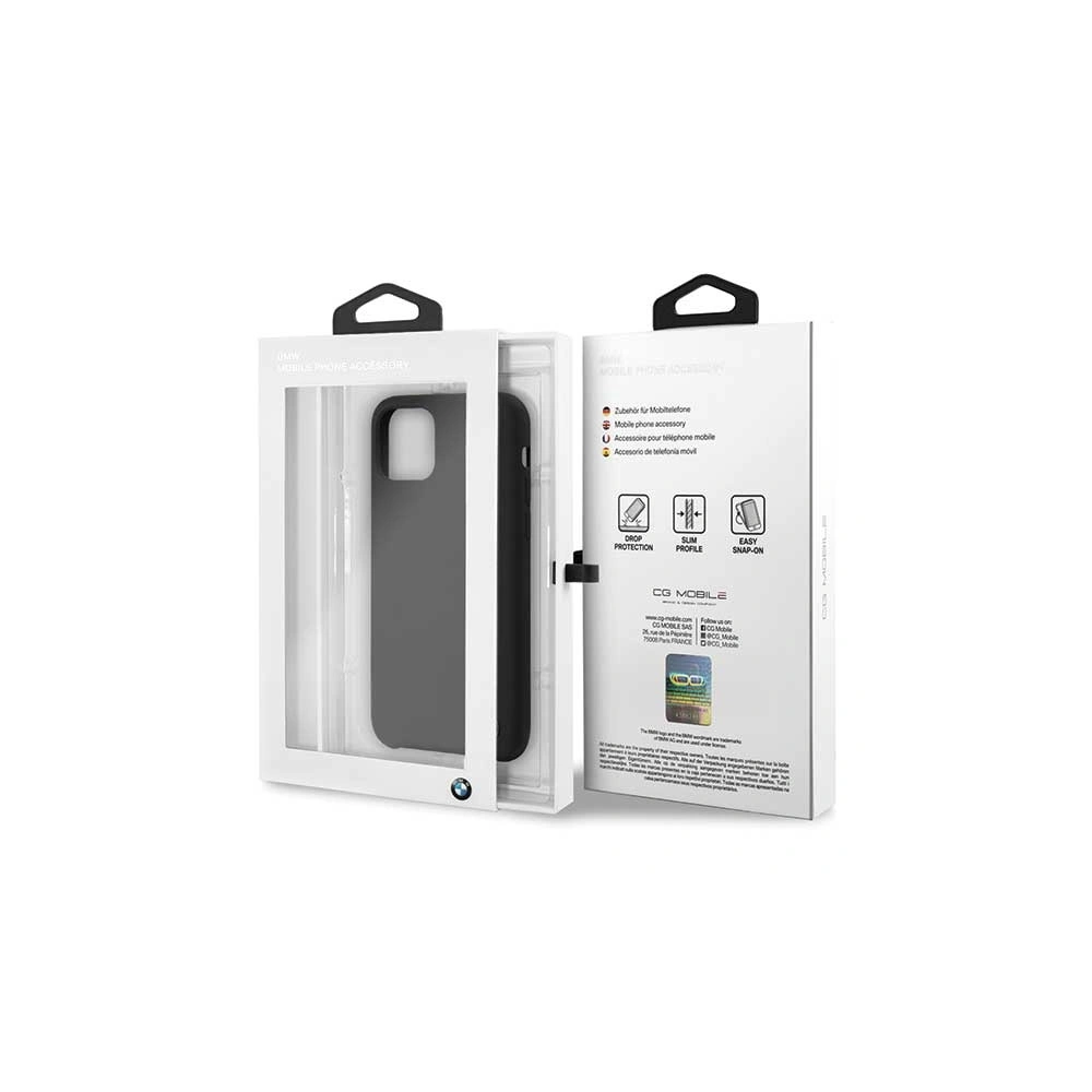 Etui BMW BMHCN58SILBK Apple iPhone 11 Pro czarny/black hardcase Silicone