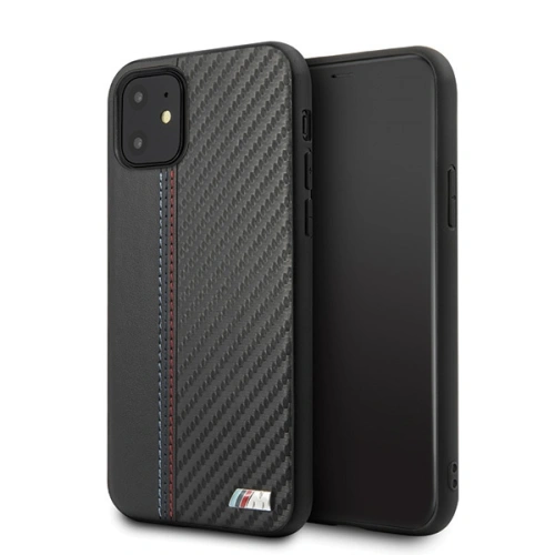 Kup Case BMW BMHCN61MCARBK Apple iPhone 11 schwarz/black hardcase PU Carbon - BMW169BLK - {ean13} - Sklep Home Screen