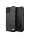 Etui BMW BMHCN61MCARBK Apple iPhone 11 negru/black hardcase PU Carbon