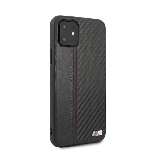 Kup Case BMW BMHCN61MCARBK Apple iPhone 11 schwarz/black hardcase PU Carbon - BMW169BLK - {ean13} - Sklep Home Screen