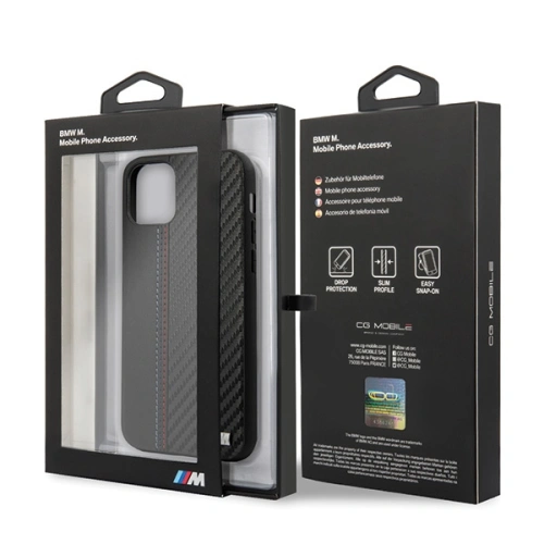 Kup Case BMW BMHCN61MCARBK Apple iPhone 11 schwarz/black hardcase PU Carbon - BMW169BLK - {ean13} - Sklep Home Screen