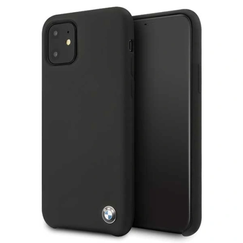 Kup Etui BMW BMHCN61SILBK Apple iPhone 11 negru/black hardcase Silicon - BMW175BLK - {ean13} - Sklep Home Screen
