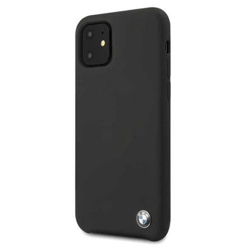 Kup Etui BMW BMHCN61SILBK Apple iPhone 11 negru/black hardcase Silicon - BMW175BLK - {ean13} - Sklep Home Screen