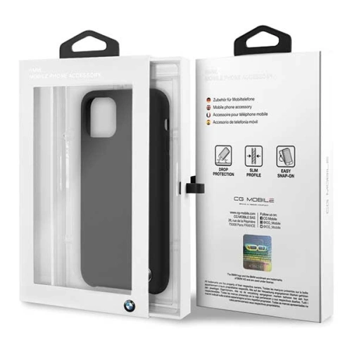 Kup Etui BMW BMHCN61SILBK Apple iPhone 11 negru/black hardcase Silicon - BMW175BLK - {ean13} - Sklep Home Screen