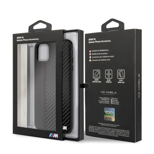 Kup Case BMW BMHCN65MCARBK Apple iPhone 11 Pro Max schwarz/black hardcase PU Carbon - BMW177BLK - {ean13} - Sklep Home Screen