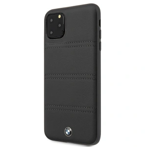 Buy BMW BMHCN65PELBK Apple iPhone 11 Pro Max black hardcase Signature Horizontal Lines - BMW181BLK - {ean13} - Home Screen Store Europe