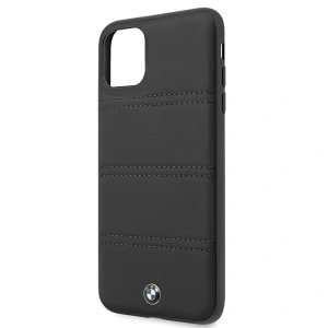 Buy BMW BMHCN65PELBK Apple iPhone 11 Pro Max black hardcase Signature Horizontal Lines - BMW181BLK - {ean13} - Home Screen Store Europe