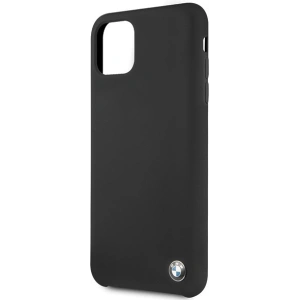 Buy BMW BMHCN65SILBK Apple iPhone 11 Pro Max black hardcase Silicone - BMW182BLK - {ean13} - Home Screen Store Europe