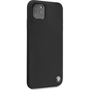 Buy BMW BMHCN65SILBK Apple iPhone 11 Pro Max black hardcase Silicone - BMW182BLK - {ean13} - Home Screen Store Europe