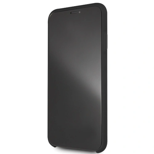 Buy BMW BMHCN65SILBK Apple iPhone 11 Pro Max black hardcase Silicone - BMW182BLK - {ean13} - Home Screen Store Europe