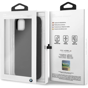 Buy BMW BMHCN65SILBK Apple iPhone 11 Pro Max black hardcase Silicone - BMW182BLK - {ean13} - Home Screen Store Europe